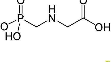 Werkzame stof glyfosaat is veel gebruikt in de landbouw als breed werkende herbicide.