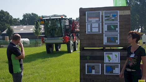 Loonbedrijf Timmermans verzamelt gewasgegevens met de Yara N-sensor op het dak van de Agrifac-veldspuit om daar vervolgens taakkaarten voor de kunstmeststrooier mee te kunnen maken.