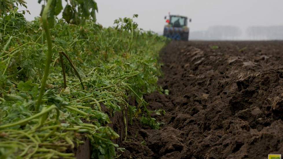 Bovenover ploegen geeft minder ondergrondverdichting dan het veel gangbaarder toegepaste door de voor.