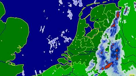 Buiten de overvloedige regenval werd een deel van Zuidoost-Brabant begin juni 2016 ook nog getroffen door zware hagelbuien.