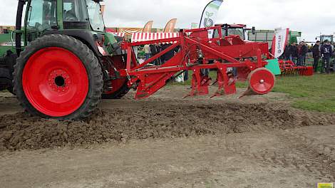 De voorloze ploeg was voor het eerst in actie op de Biologische Velddag 2018 in Lelystad.