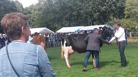 De felicitaties voor het algemeen kampioenschap waren voor De Weiteman Pietje 302.