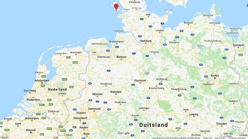 Op een hobbypluimveebedrijf op het eiland Süderoog in de deelstaat Sleeswijk-Holstein in het noorden van Duitsland is dinsdag 20 maart hoogpathogene H5N6 vogelgriep vastgesteld.