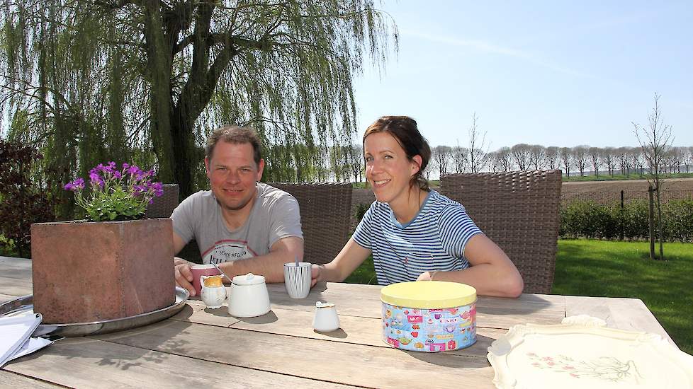 Vleeskuikenhouders René en Suzan Punt uit Klundert.