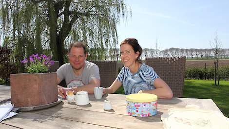 Vleeskuikenhouders René en Suzan Punt uit Klundert.