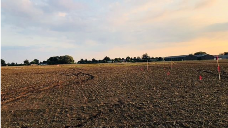 De eerste palen markeren de toekomst van Lamberdina's Hoeve.