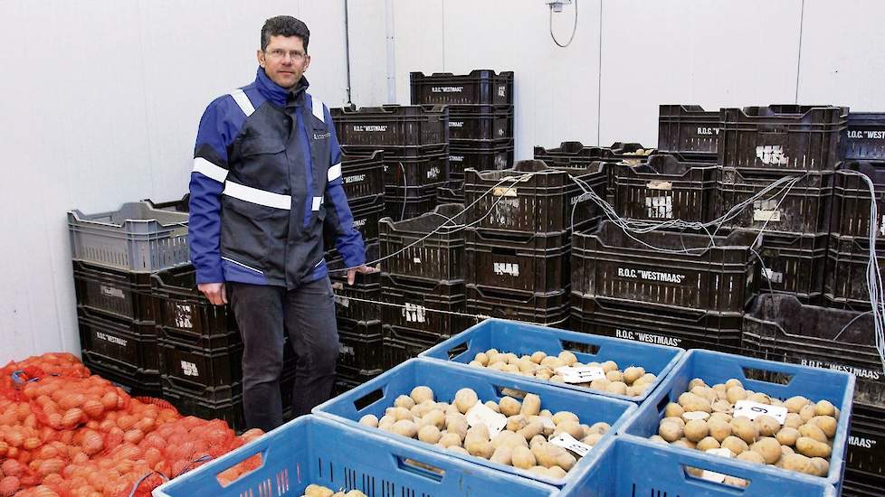 Marcel Tramper merkt dat middelenproducenten hard werken aan nieuwe toelatingen voor kiemremmers in de aardappelbewaring.
