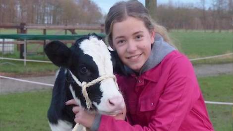 De 15-jarige 4havo-scholiere Anna Grotentraast uit Heeten (OV) roept op voor meer begrip voor boeren. (Foto: Anna Grotentraast)