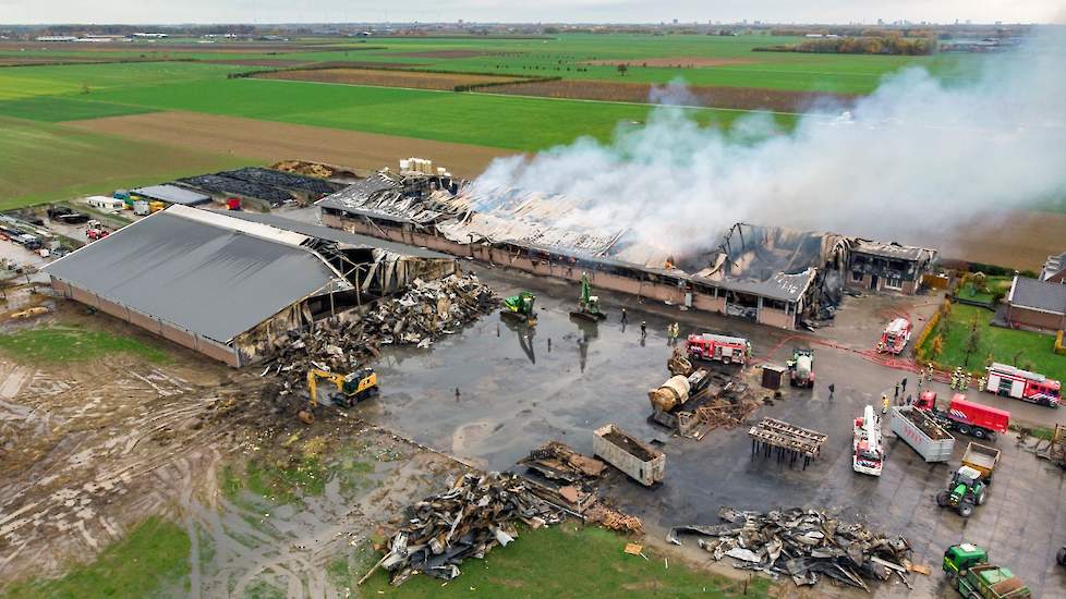 Eerder brak er ook brand uit op het vleesveebedrijf van Gert S. in Werkhoven