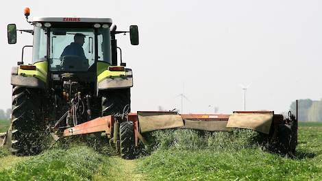 Gras maaien.