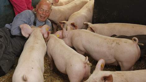 Varkenshouder Willy Vos uit Altforst.