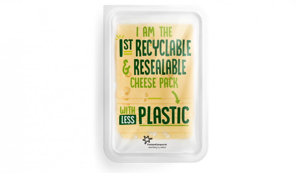 FrieslandCampina kaas duurzamer verpakken volledig recyclebaar plastic | Melkvee.nl en kennis voor de melkveehouder