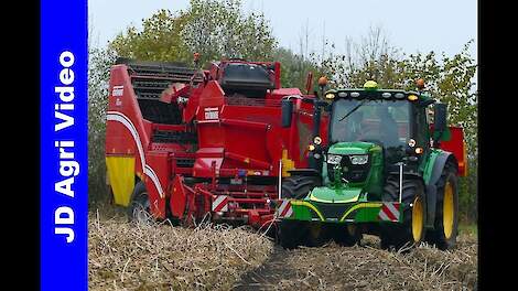 Aardappels rooien 2019 | Grimme | John Deere 6130R + 6820 | Harvesting potatoes | Versteeg Uddel