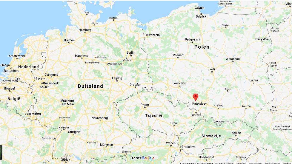 Op een eendenbedrijf in de plaats Kędzierzyn-Koźle (zie rode punt op de kaart) in de provincie Opole in het zuidwesten van Polen is eind vorige week hoog pathogene H5N8 vogelgriep vastgesteld.