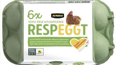 De eieren – die te herkennen zijn aan het Respeggt logo – zijn vanaf eind maart 2020 verkrijgbaar in supermarkten van Jumbo. „Naast Jumbo tonen andere Nederlandse supermarkten veel interesse", zegt Haarman.