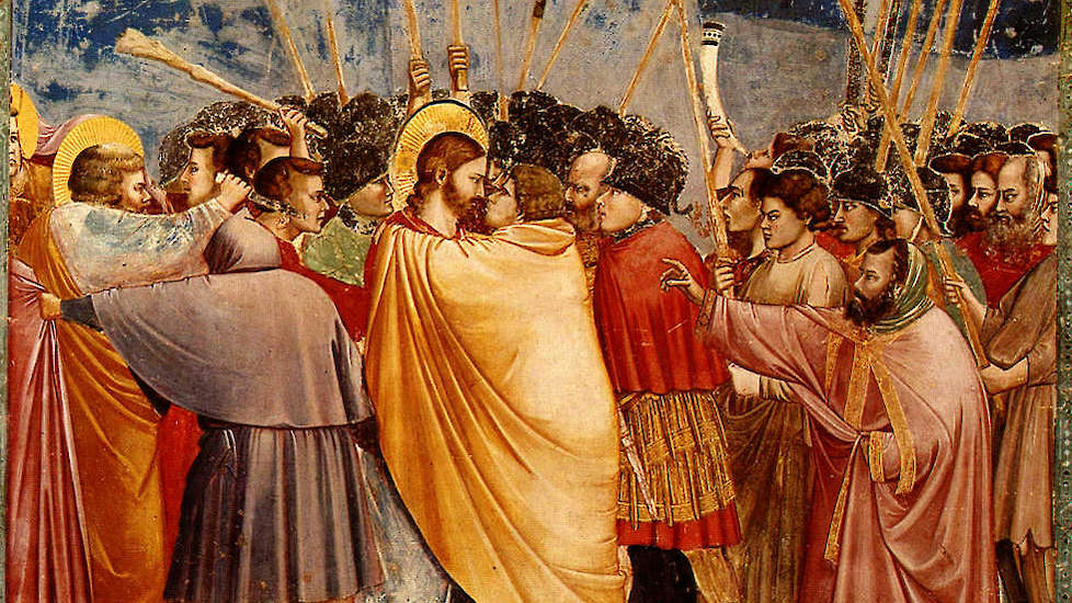 De Judaskus door Giotto di Bondone.