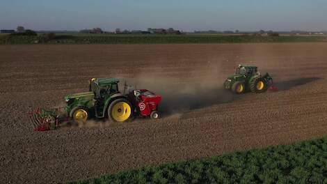 Aardappels poten 2020 - Dronevideo - loonbedrijf van den Dries