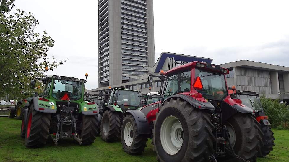 Afbeelding ter illustratie. Genomen tijdens boerenprotest bij provinciehuis Noord-Brabant in 2019.