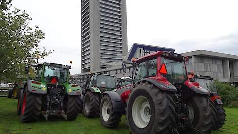 Afbeelding ter illustratie. Genomen tijdens boerenprotest bij provinciehuis Noord-Brabant in 2019.