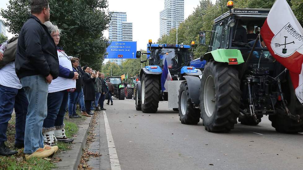 Archiefbeeld van de boerenprotesten in Den Haag.