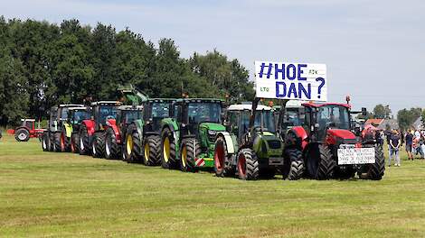 Archiefbeeld: een boerenprotest in Didam, afgelopen zomer.