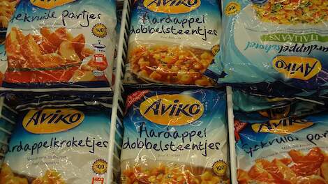 Bevroren frites en aardappelproducten