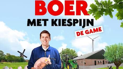 Het titelscherm van Boer met Kiespijn; De Game