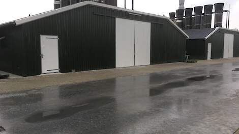 Damwand beplating tot strak op de beton om ongedierte te weren.