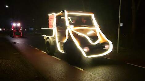 Tractor lichtjesstoet Midden-Limburg 30-12-2020