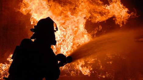 Archiefbeeld. Niet het beeld van de brand in Klarenbeek