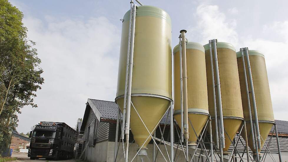 Het vullen van de silo's met mengvoer wordt de komende tijd duurder door de aanhoudend stijgende grondstofprijzen.