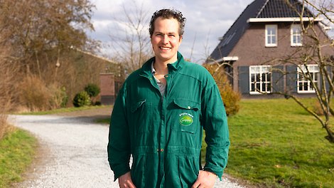 Edwin Daatselaar, melkveehouder in Baarn.