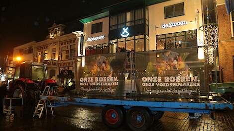 Een protest in het centrum van Winterswijk (GD) eind vorig jaar tegen strenge landelijke stikstofregels. Rond Winterswijk liggen verschillende Natura 2000-gebieden.