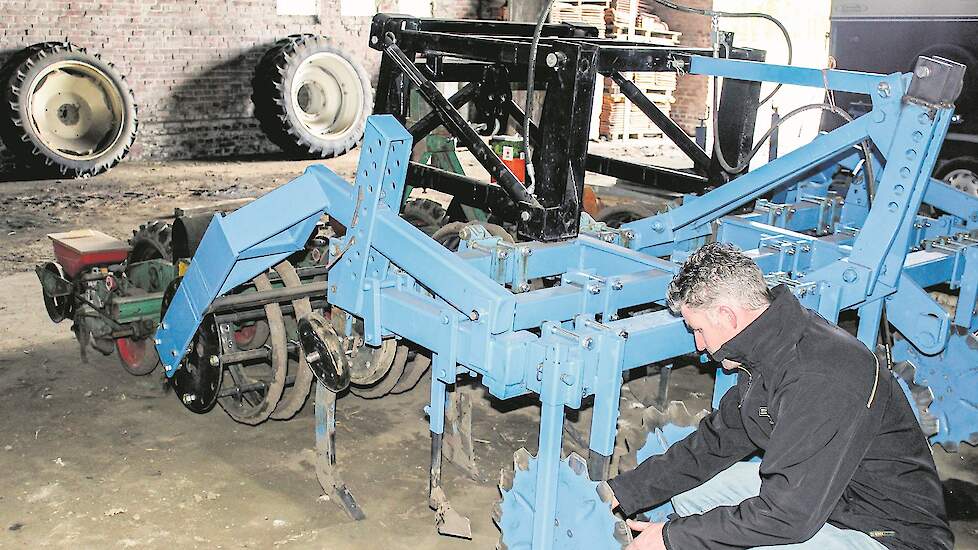 Een drie meter breed cultivatorframe werd het uitgangspunt voor de akkerbouwer.