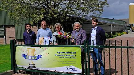 Agroscoopwinnaar vleespluimvee familie Hendriks uit het Limburgse Heijen.