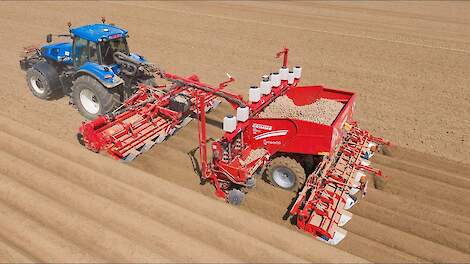 XXL Aardappelen poten | Grimme GL860 Compacta | New Holland T8.390 | Colsoul