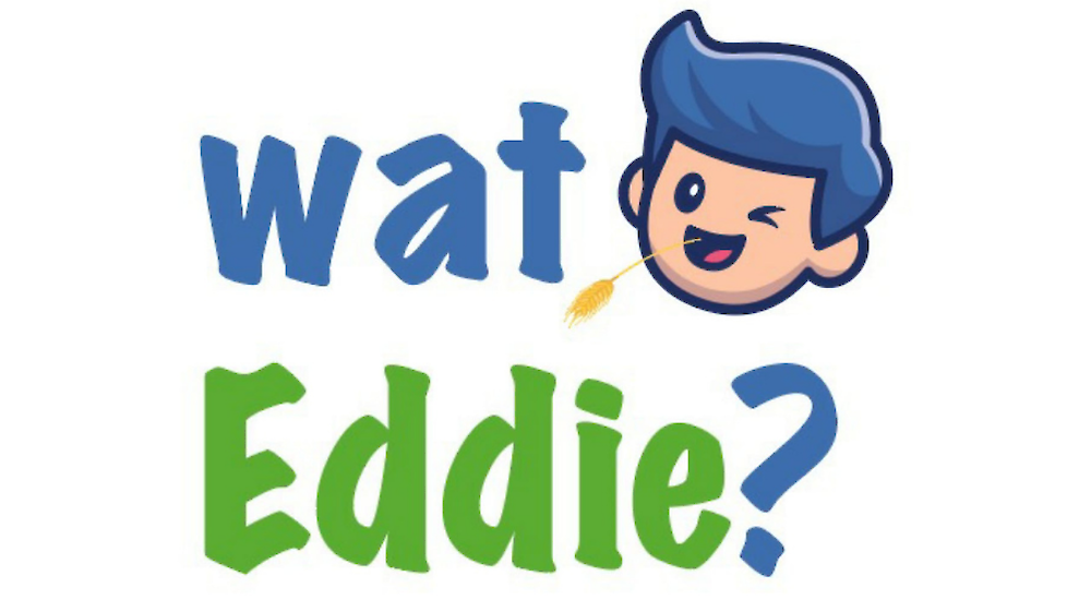 Het nieuwe logo van Wat Eddie.