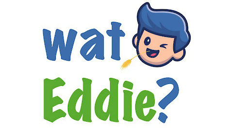 Het nieuwe logo van Wat Eddie.