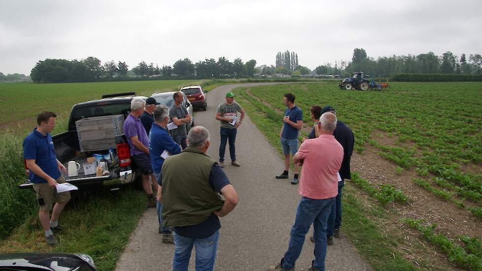 Telersgroep bezoekt de TopBodem-demo