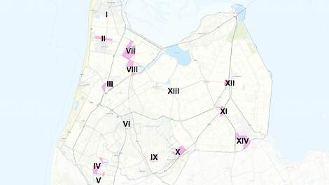 De 14 voorkeursgebieden liggen verspreid over drie gemeenten.