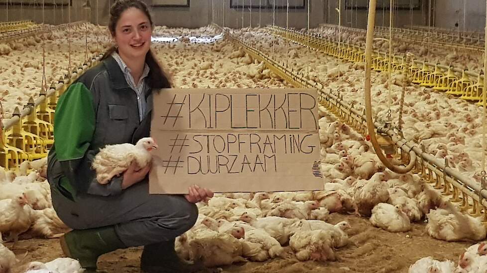 „Aangezien wij vanuit de sector willen tonen dat het allesbehalve zo slecht is als dat Gaia beweerd, lanceren wij onze eigen #KIPLEKKER campagne waarbij wij aan al onze pluimveehouders vragen om een foto op social media te plaatsen tussen hun dieren waar