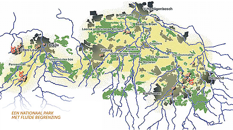 Het werkgebied van Van Gogh Nationaal Park