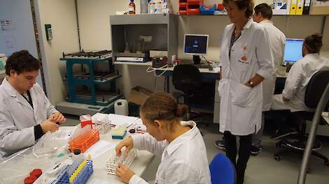 Het lab van Groen Agro Control in Delfgauw.