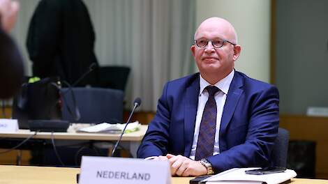 Minister Staghouwer bij de bijeenkomst van landbouwministers in Brussel