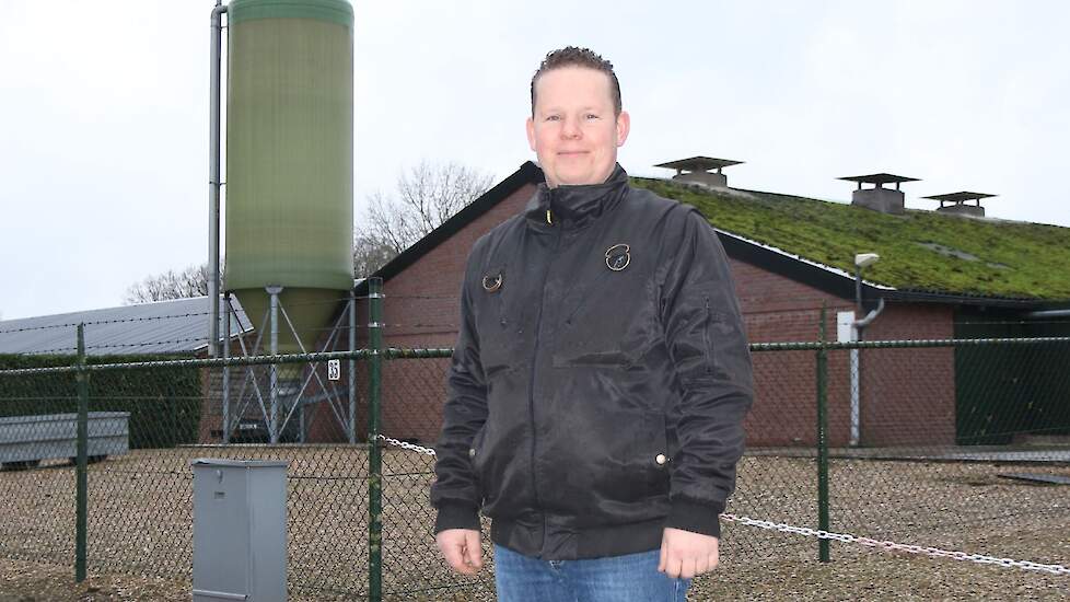 Vleeskuikenhouder Pieter van Bommel uit Koningslust.