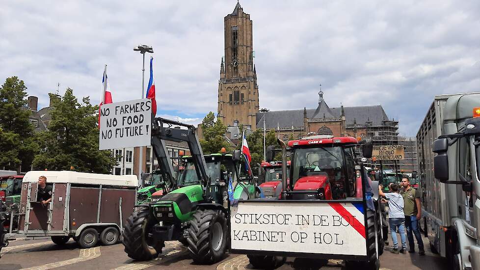 Ter illustratie: boerenprotest in de zomer van 2021.