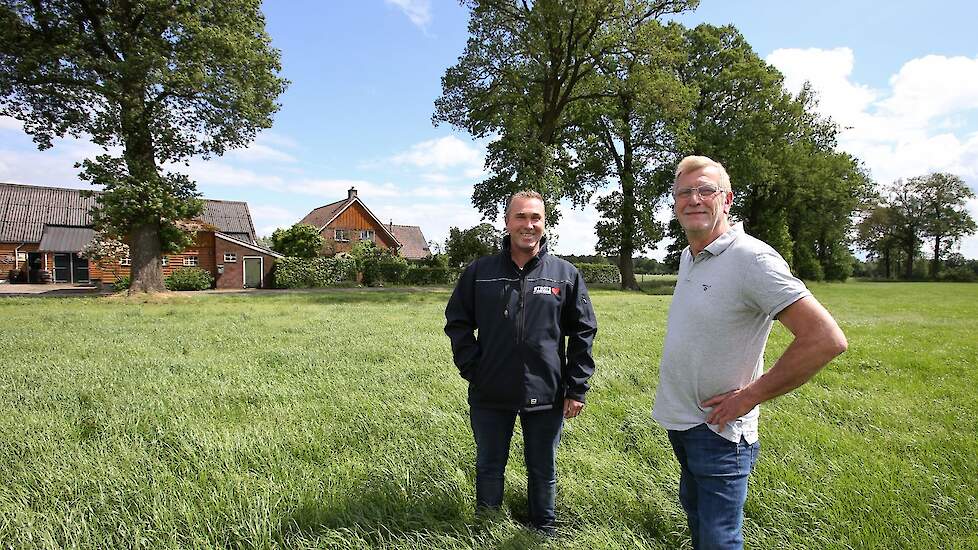 Gerrit van der Kolk (links) en Gerrit Lammers: „Boeren in Wierden zijn de oplossing voor maatschappelijke opgaven en niet het probleem.”