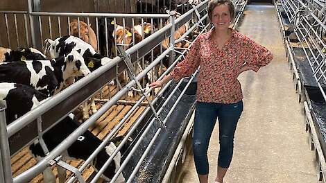 De nieuwe kennismakelaar voor kalverhouderij Henriëtte Rozendaal.