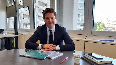 VVD-kamerlid Thom van Campen: „Het coalitieakkoord is wat wij met ons vieren hebben afgesproken voor het verminderen van de stikstofuitstoot.”