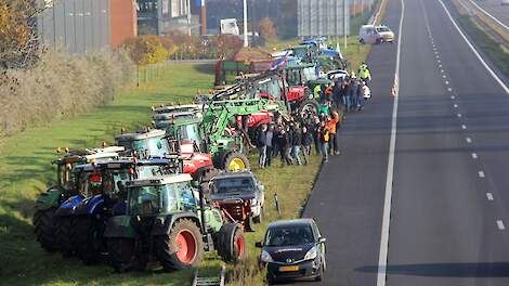 Univé toont alleen coulance bij schadegevallen bij georganiseerd protest, zoals hier tijdens een eerdere demonstratie.